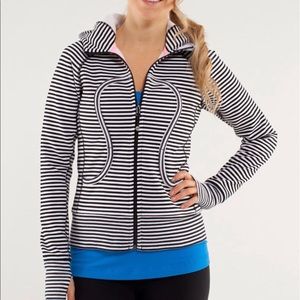 lululemon Scuba Hoodie *stretch striped 4/XS